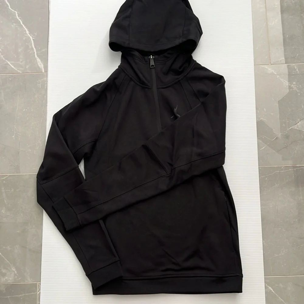 Jordan Men's Dri-FIT Sport Statement Air Fleece Pullover Hoodie-Black